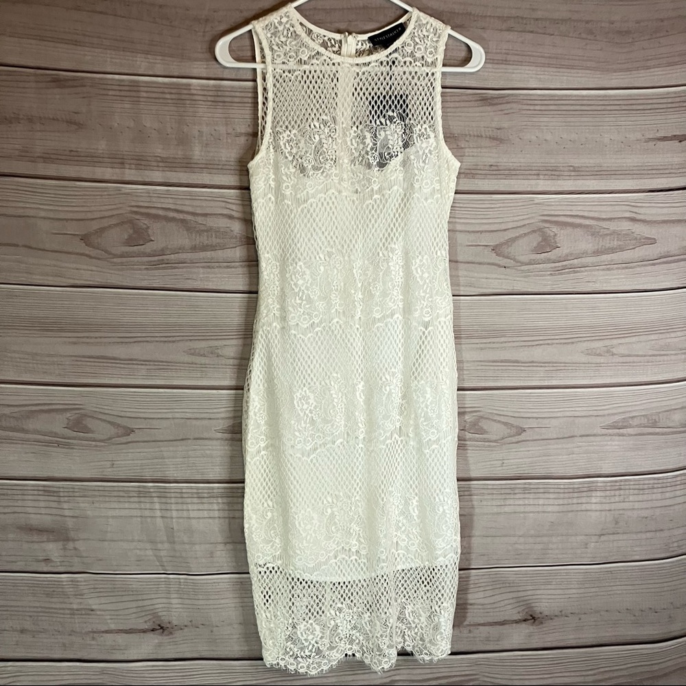 STYLE Stalker Elliot Bodycon Lace Midi Dress - Picture 3 of 14